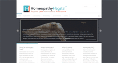 Desktop Screenshot of homeopathichealingflagstaff.com